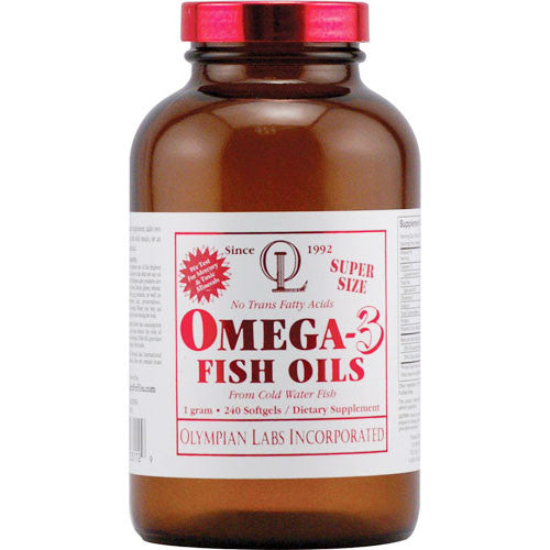 Olympian Labs Omega-3 Fish Oils Softgels - 240 Ea